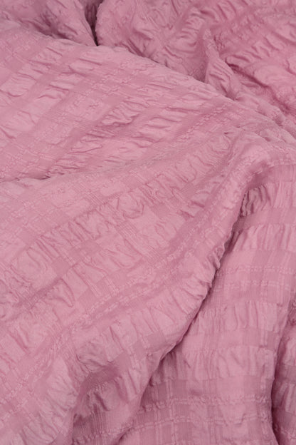 Open Mauve Taupe Textured Silk Jacket 5