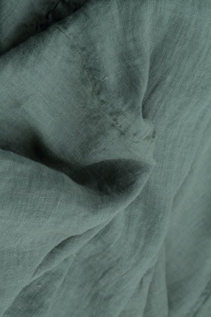 Open Sage Gauze Linen Jacket