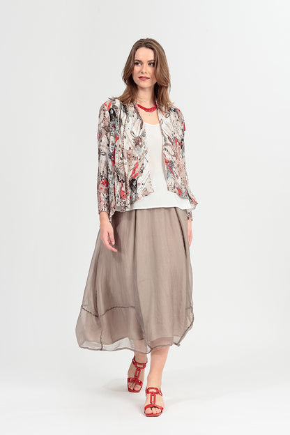 Open Savannah Silk Viscose Jacket 1