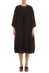Oversized Raw Edge Black Gauze Linen Jacket 1