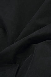 Roll Up Black Cotton Trousers 5