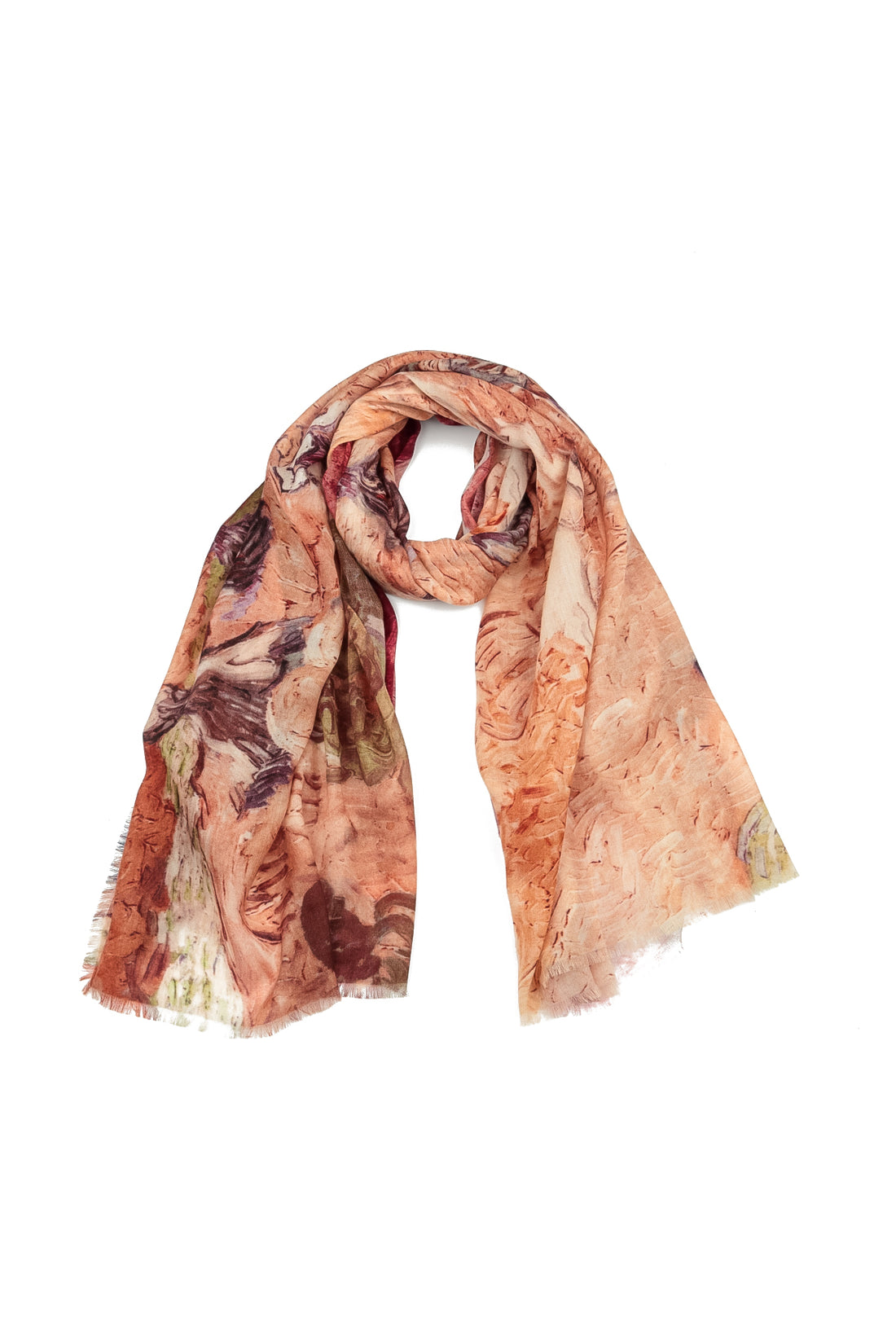Painted Romance Cashmere Silk Scarf