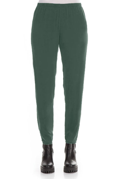 Pfauen-Seidenleggings