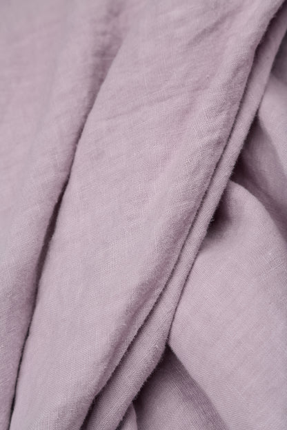 Peter Pan Collar Lilac Linen Dress 6