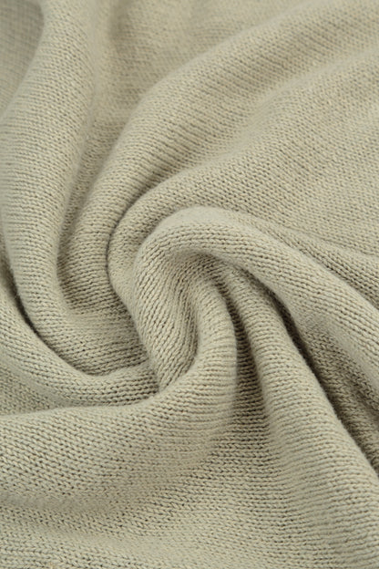 Pintuck Front Laurel Green Linen Cardigan 5