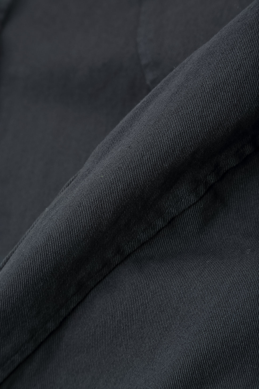 Pointed Hem Slate Denim Cotton Jacket 6