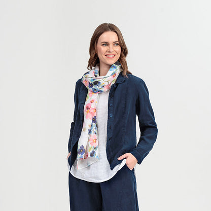 Primrose Linen Scarf