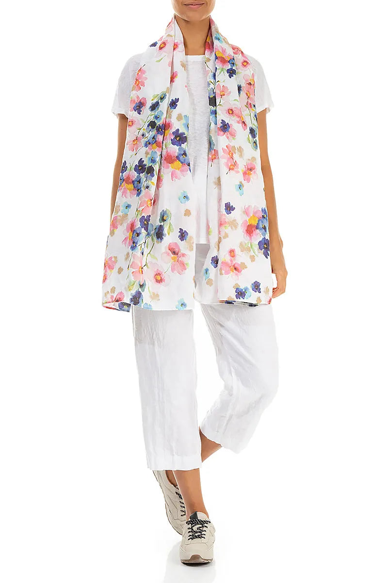 Primrose Linen Scarf