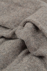 Longer Back Light Brown Wool Cardigan 5