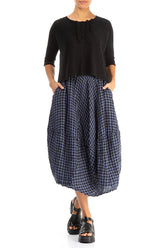 Raw Fringe Black Linen Jumper 4