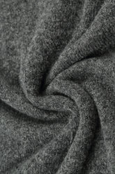 Relaxed Collar Grey Wool Sweater 5