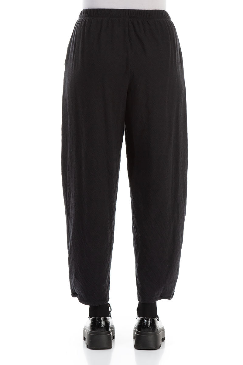 Relaxed Grey Wavy Cotton Trousers 2