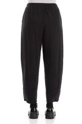 Relaxed Grey Wavy Cotton Trousers 2