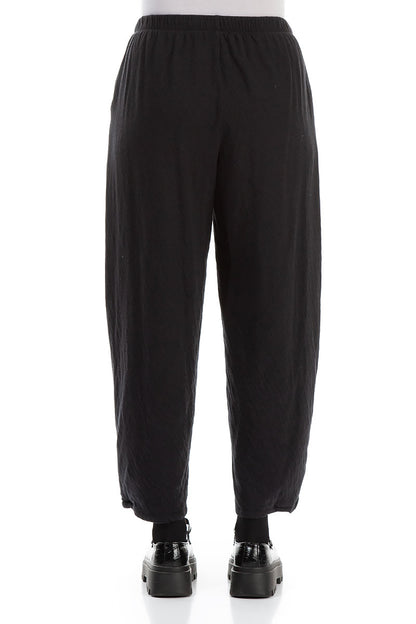 Relaxed Grey Wavy Cotton Trousers 2