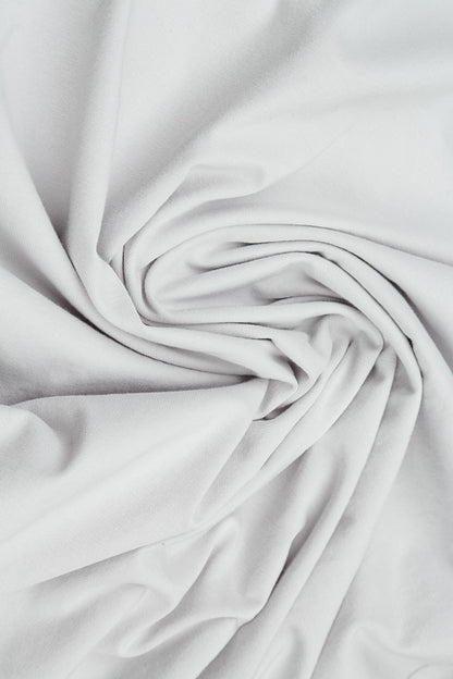 Relaxed Pearl Grey Cotton Blouse