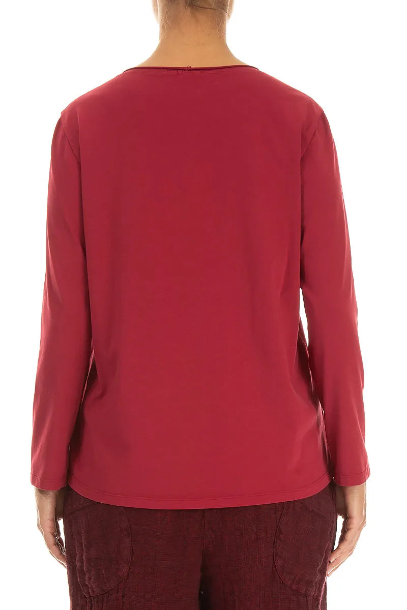 Relaxed Ruby Cotton Blouse 2
