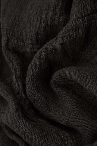 Roll Up Forest Brown Mélange Linen Trousers 4