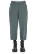 Roll Up Peacock Cotton Trousers 1