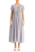 Romantic Amethyst Silk Bamboo Dress 1