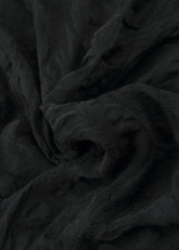 Romantic Black Light Silk Midi Dress 5