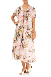 Romantic Oasis Linen Dress 4