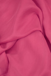 Romantic Raspberry Silk Bamboo Dress 5