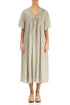 Romantic Sand Linen Dress 1