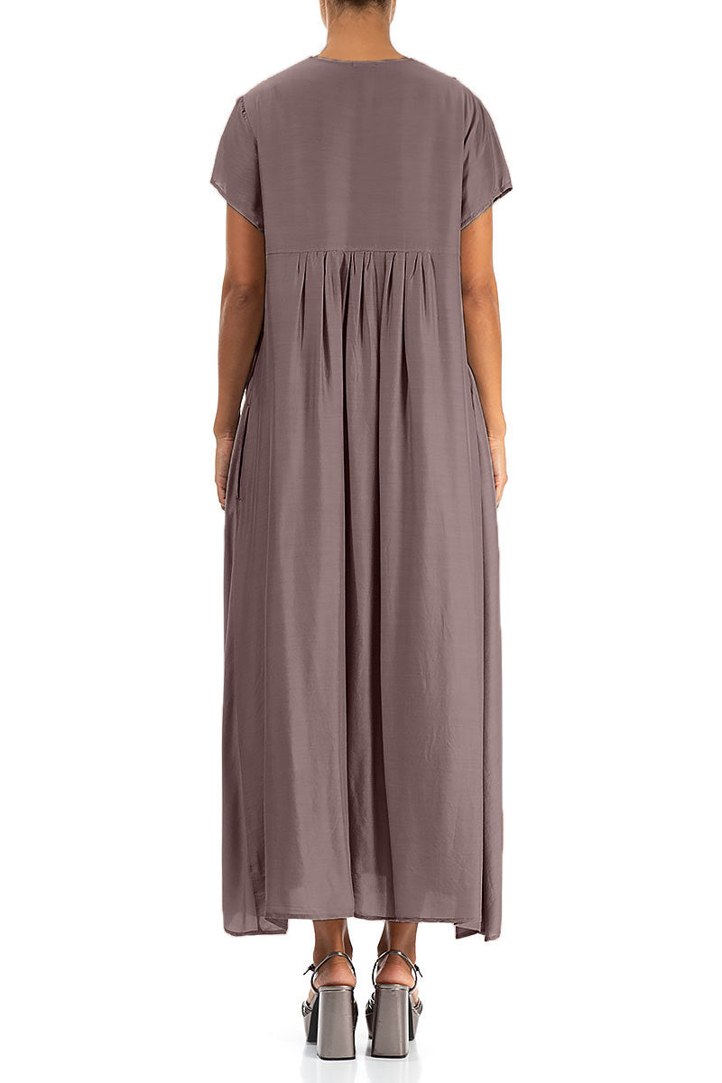 Romantic Truffle Silk Bamboo Dress 2