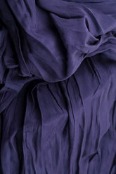 Royal Purple Crumpled Pure Silk Scarf 4