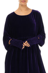 Royal Purple Silk Velvet Wristlets 3