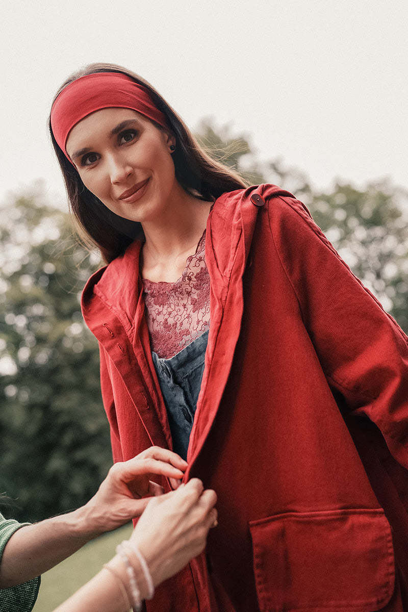 Ruby Cotton Headband