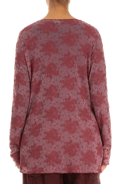 Ruby Floral Cotton Lace Blouse