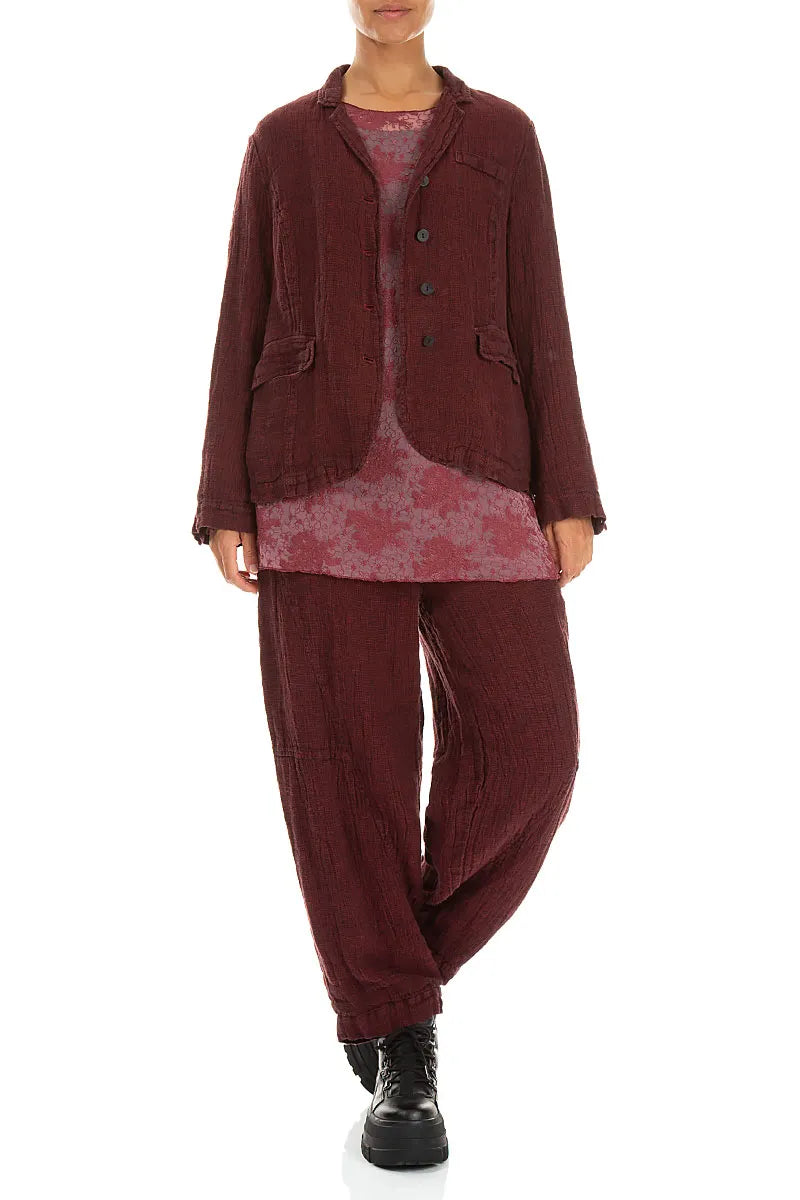 Ruby Floral Cotton Lace Blouse