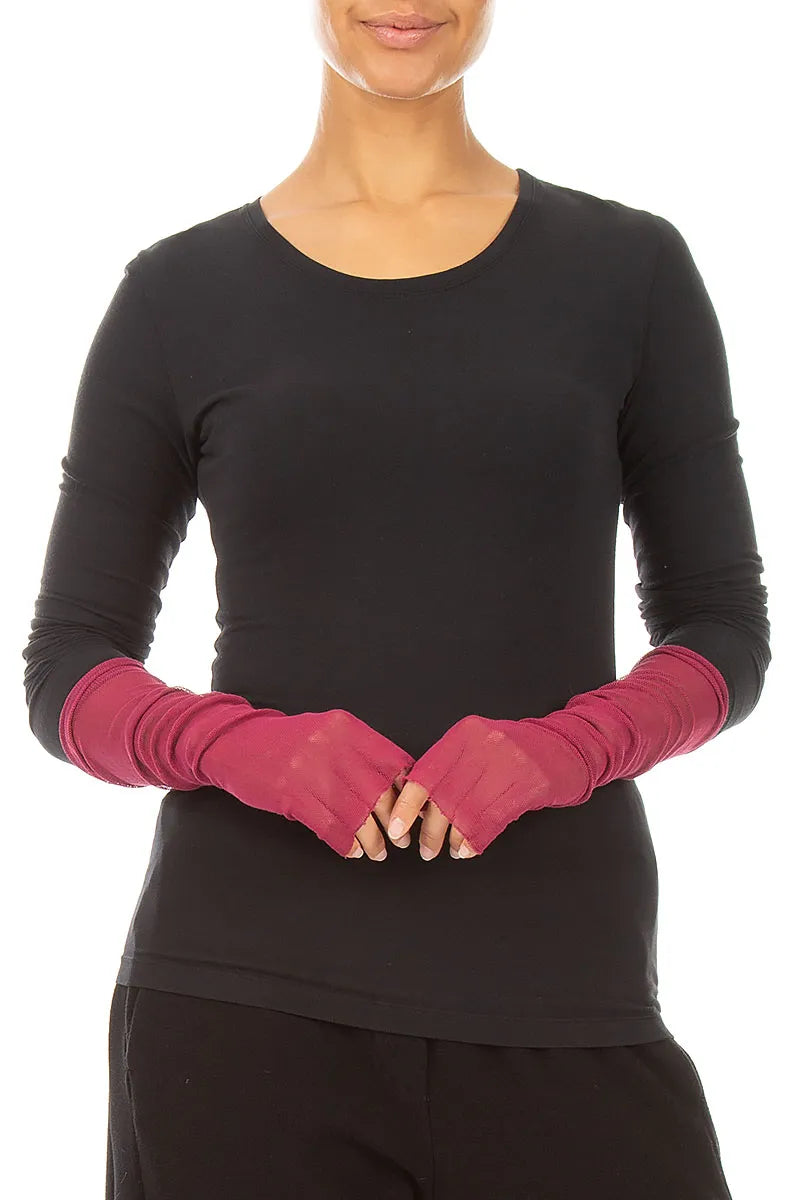 Ruby Mesh Soft Cotton Wristlets