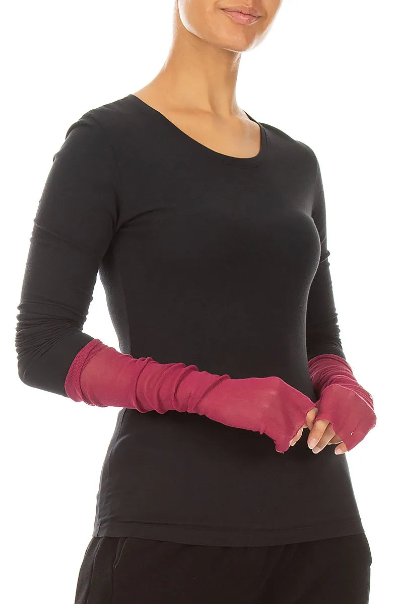 Ruby Mesh Soft Cotton Wristlets