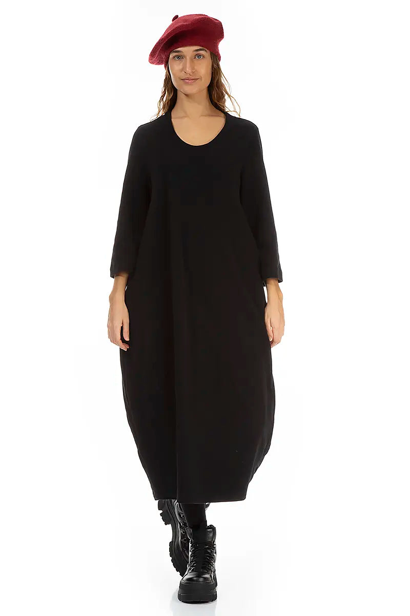 Ruby Red Knitted Wool Beret