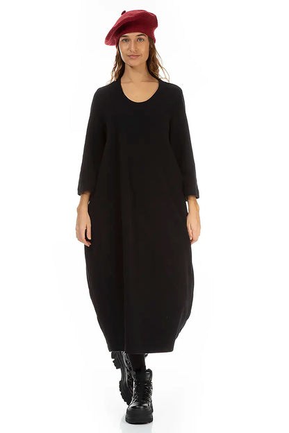 Ruby Red Knitted Wool Beret