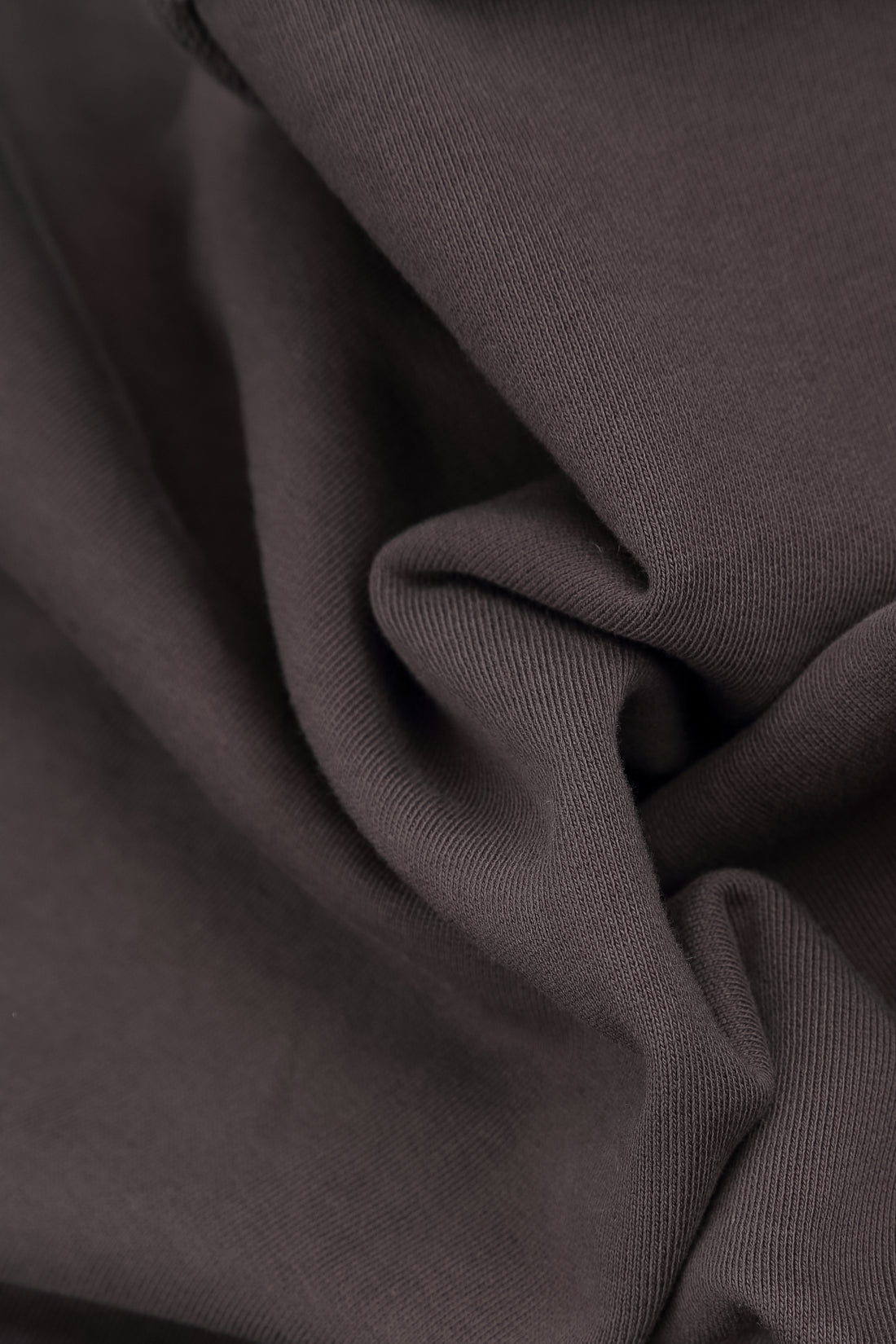 Ruched Charcoal French Terry Cotton Dress 5