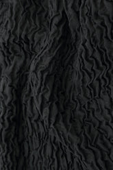 Cowl Neck Black Crinkled Silk Dress 5