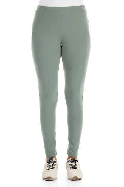Sage Cotton Leggings 1