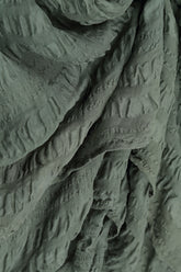 Sage Light Textured Silk Scarf 4