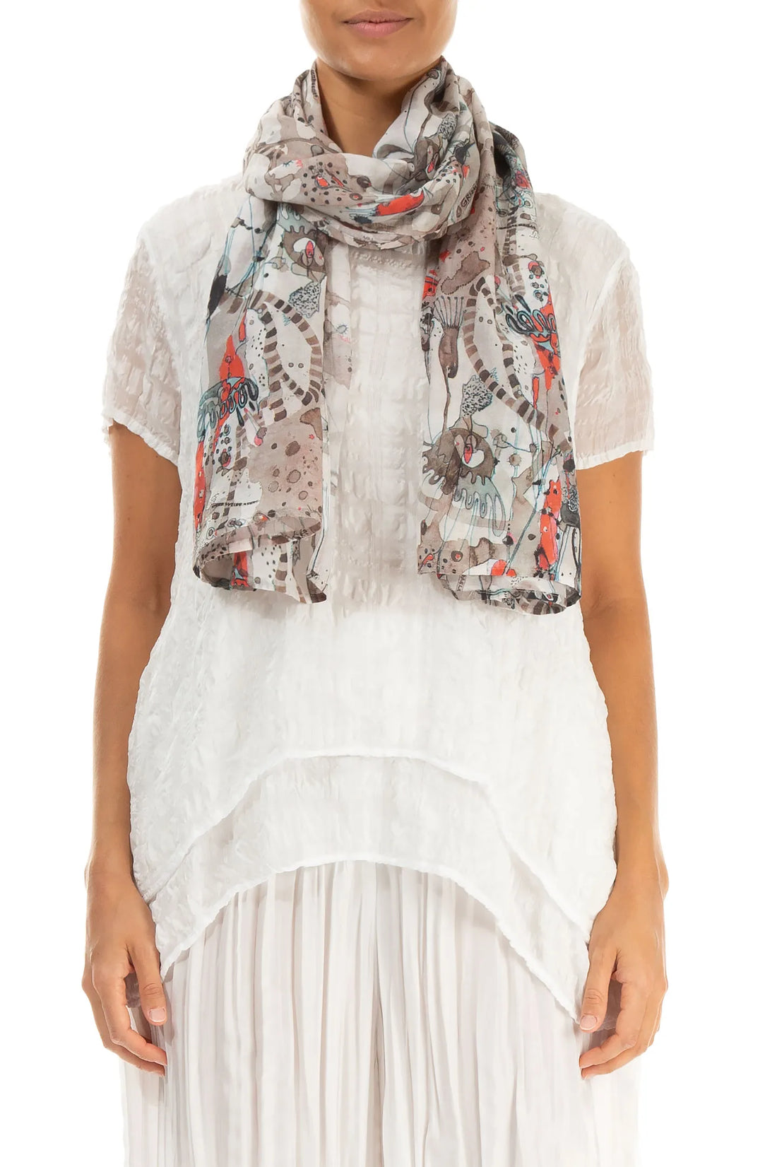 Savannah Seiden-Baumwollschal