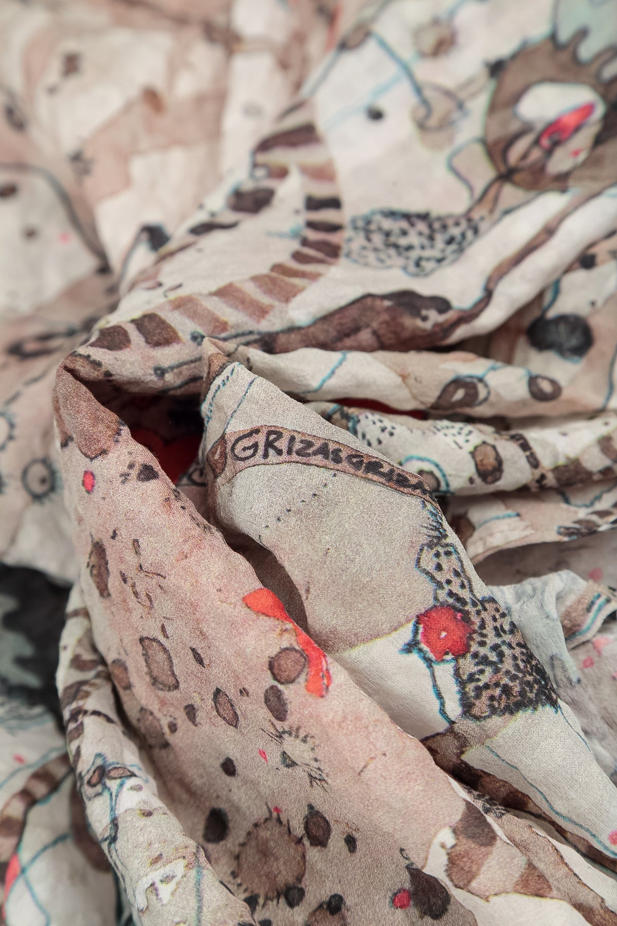 Savannah Textured Silk Scarf