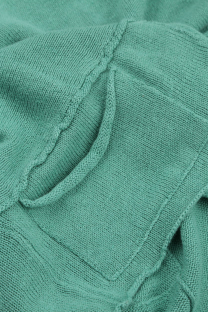 Seam Detail Mint Linen Cardigan 5