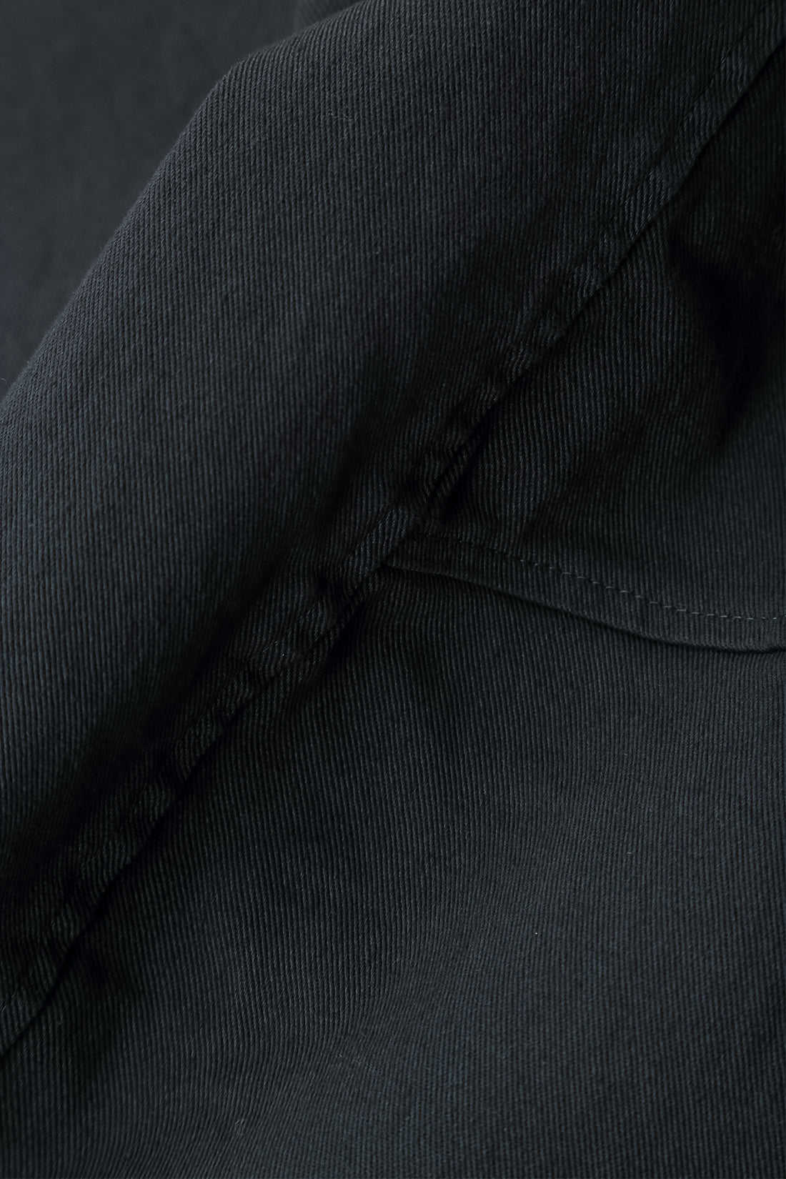 Seamed Slate Denim Cotton Trousers 6