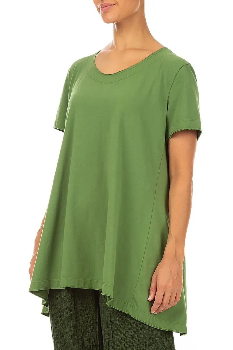 Shamrock Green Cotton Tunic Top 3