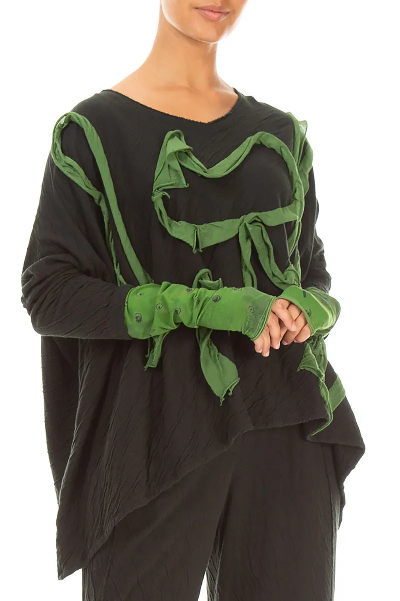 Shamrock Green Meadow Cotton Wristlets