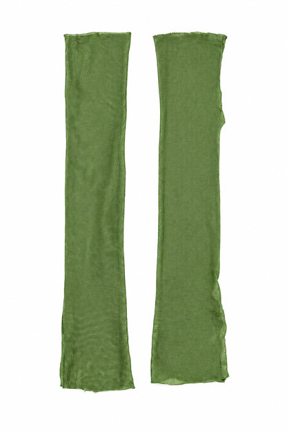 Shamrock Green Mesh Soft Cotton Wristlets