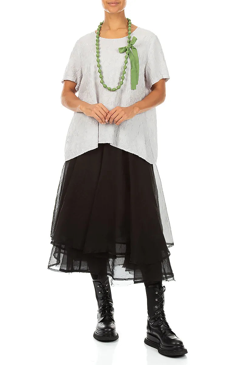 Shamrock Green Silk Fine Bead Necklace 2