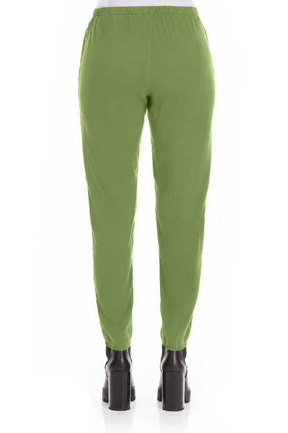 Shamrock Green Silk Leggings